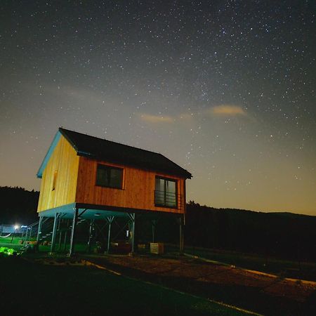 Natur House Beskidy - Dom Z Drzewa Ksiezycowego Z Sauna I Balia Jacuzzi!! Apartman Slemien Kültér fotó