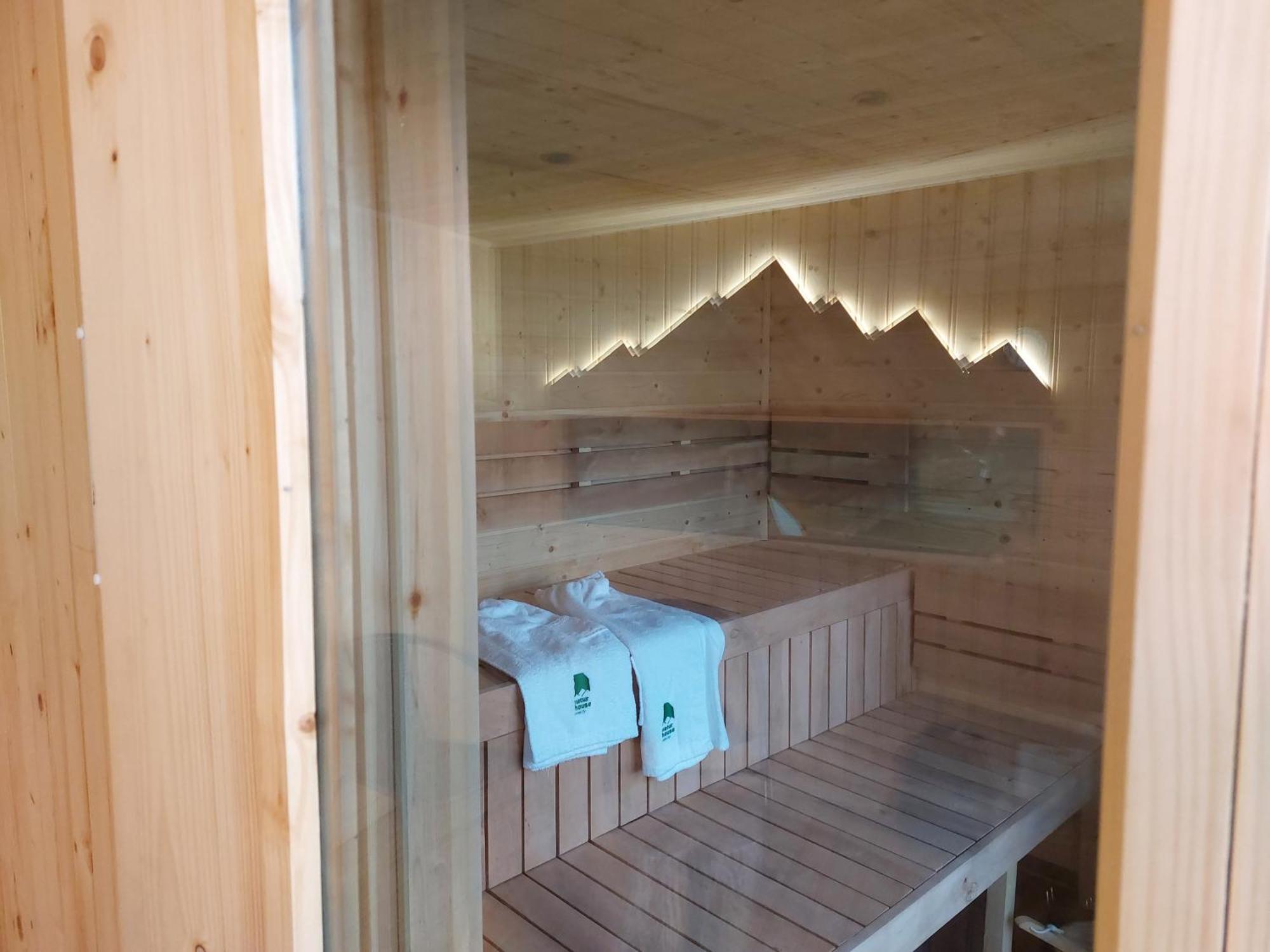 Natur House Beskidy - Dom Z Drzewa Ksiezycowego Z Sauna I Balia Jacuzzi!! Apartman Slemien Kültér fotó