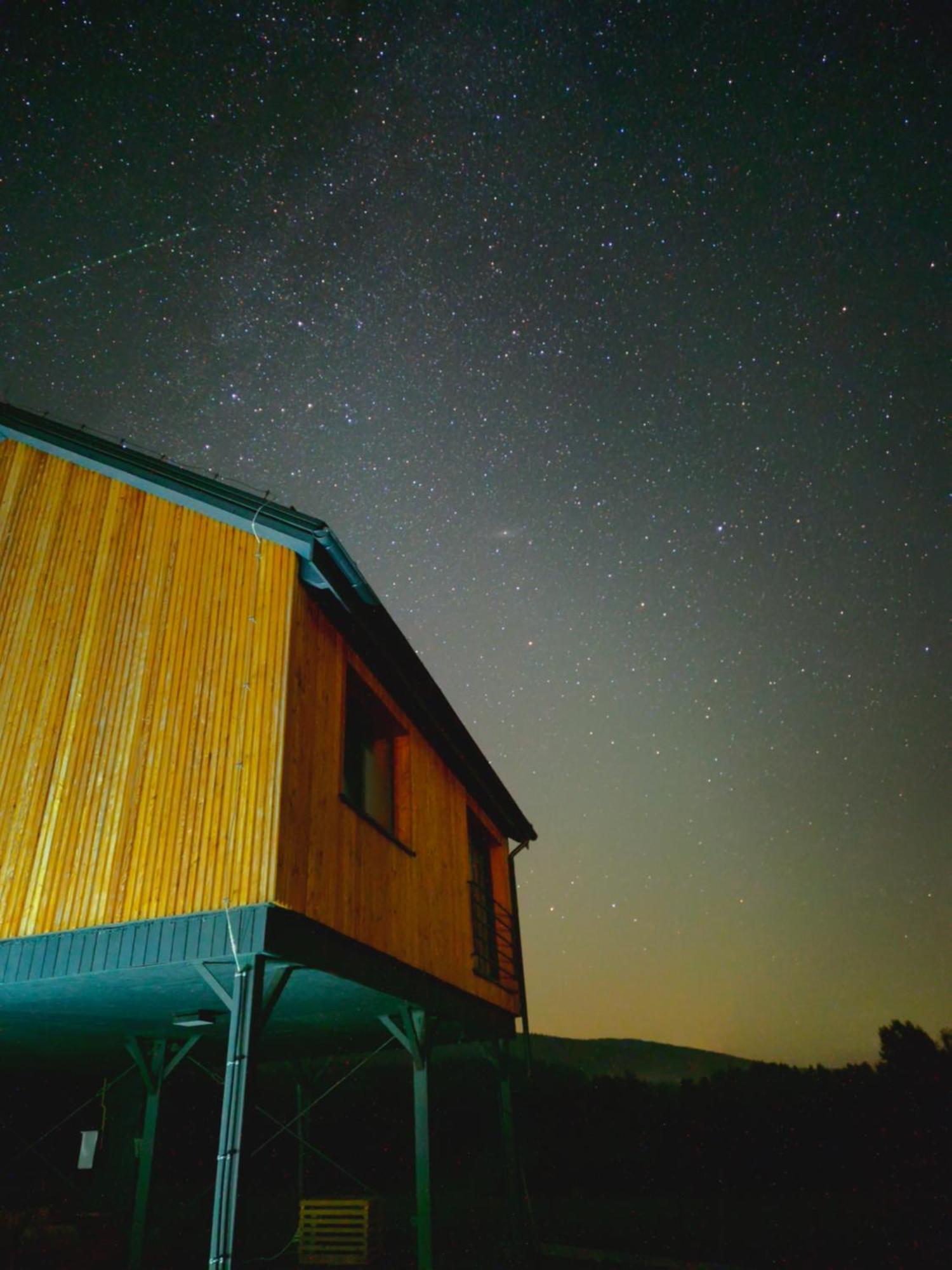 Natur House Beskidy - Dom Z Drzewa Ksiezycowego Z Sauna I Balia Jacuzzi!! Apartman Slemien Kültér fotó