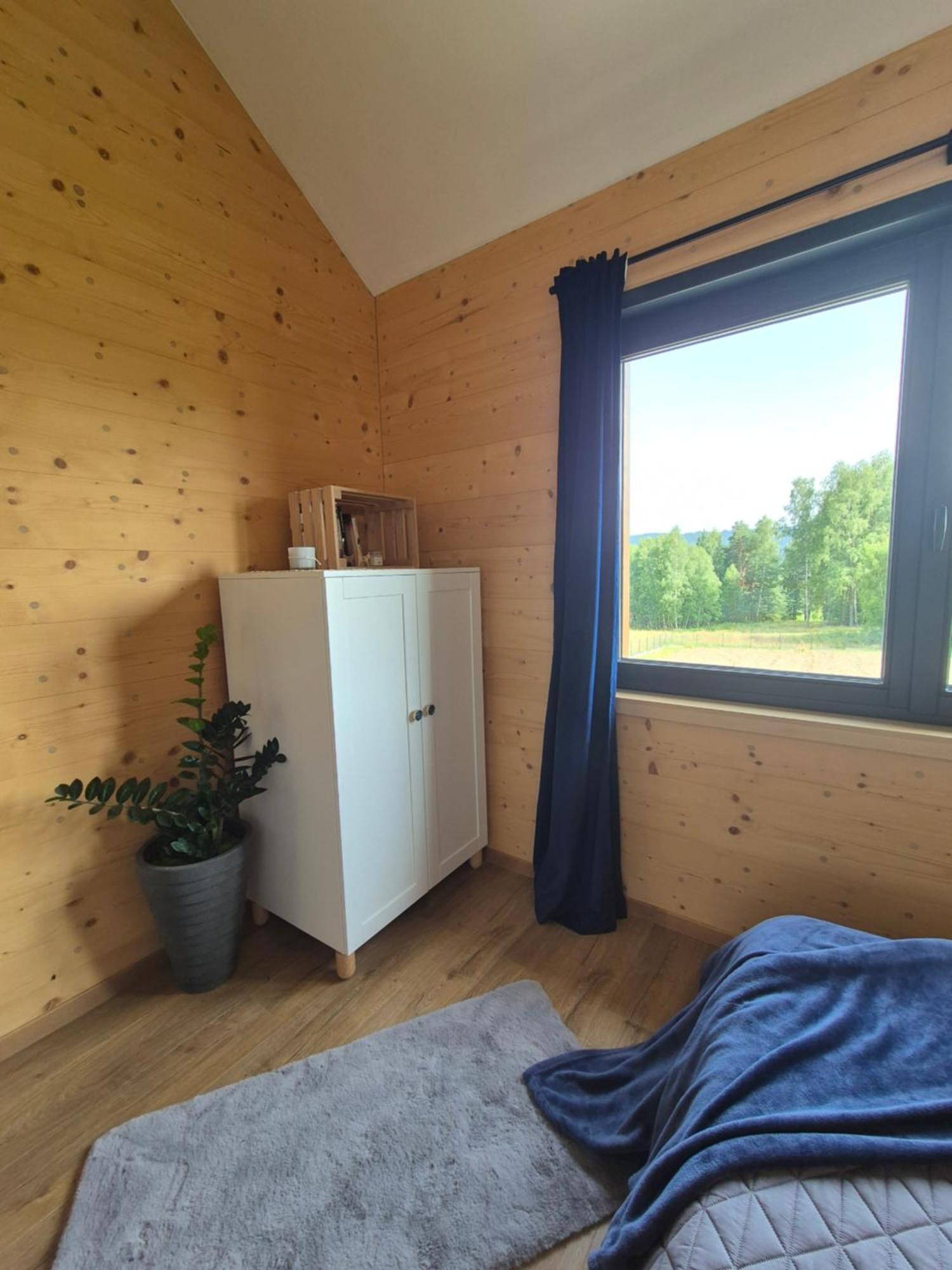 Natur House Beskidy - Dom Z Drzewa Ksiezycowego Z Sauna I Balia Jacuzzi!! Apartman Slemien Kültér fotó